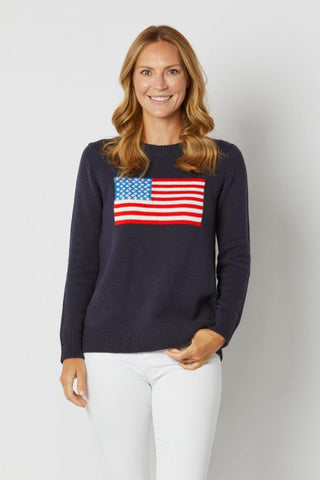Sail to Sable American Flag Sweater